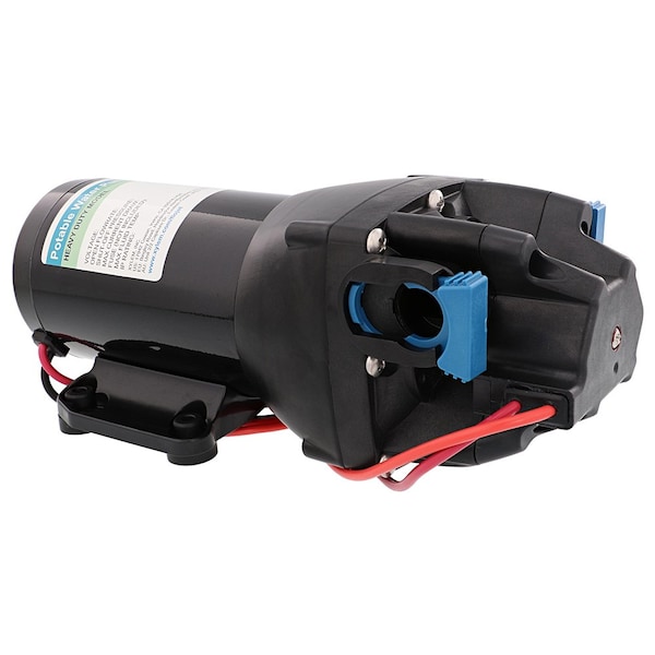 Heavy Duty RV Water Pump w/Strainer - 24V - 4GPM - 50PSI